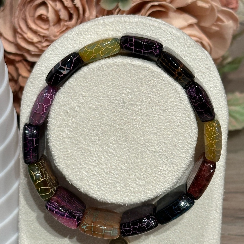 Dragon Vein Soft Bangle 19mm Panels Size 7 - Picture 5 of 5